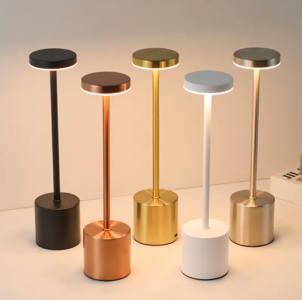 LumiShine - Wireless USB Rechargeable LED Desk Lamp with 3 Colors - Lamylie