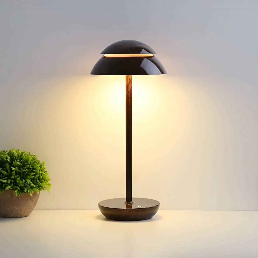 Wireless Dimmable LED Battery Table Lamp LuxeGlow - Modern via Touch | Living Room | Reading Lamp | Bedside Lamp - Lamylie