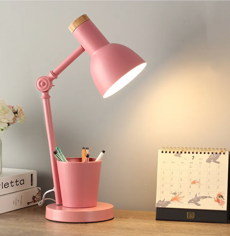 Lily Desk Lamp - Nordic Yellow Table Lamp - Adjustable Light - Lamylie
