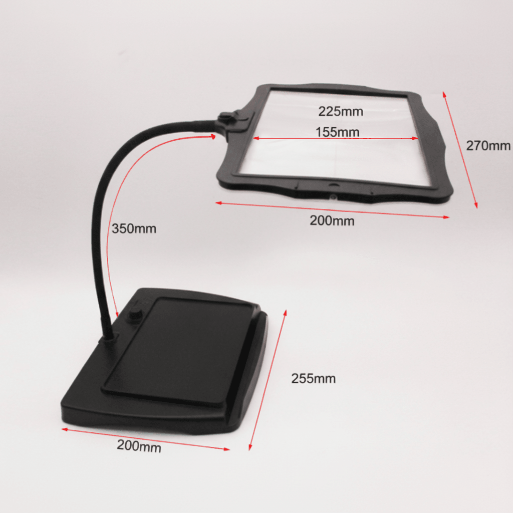 Lente d’ingrandimento LED con ingrandimento 3x per lavori creativi - Lamylie