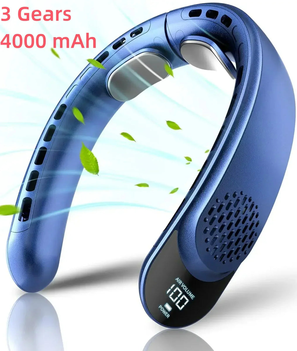 Bezdrátový 360° krční ventilátor - technologie chladivého vánku - Lamylie