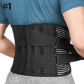 Cinturón ergonómico de soporte lumbar - Faja ajustable para la espalda, comodidad en el trabajo y las actividades diarias - Lamylie