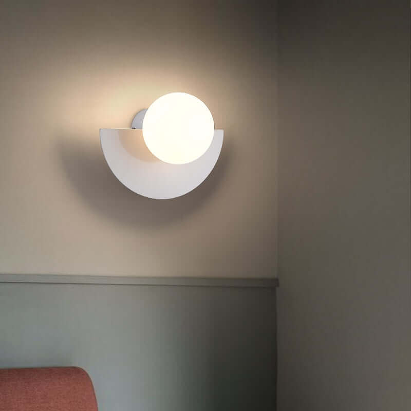 Wall Lamp | Modern Wall Lighting with Colorful Shade | Scandinavian Design | Living Room Bedroom Hallway - Lamylie