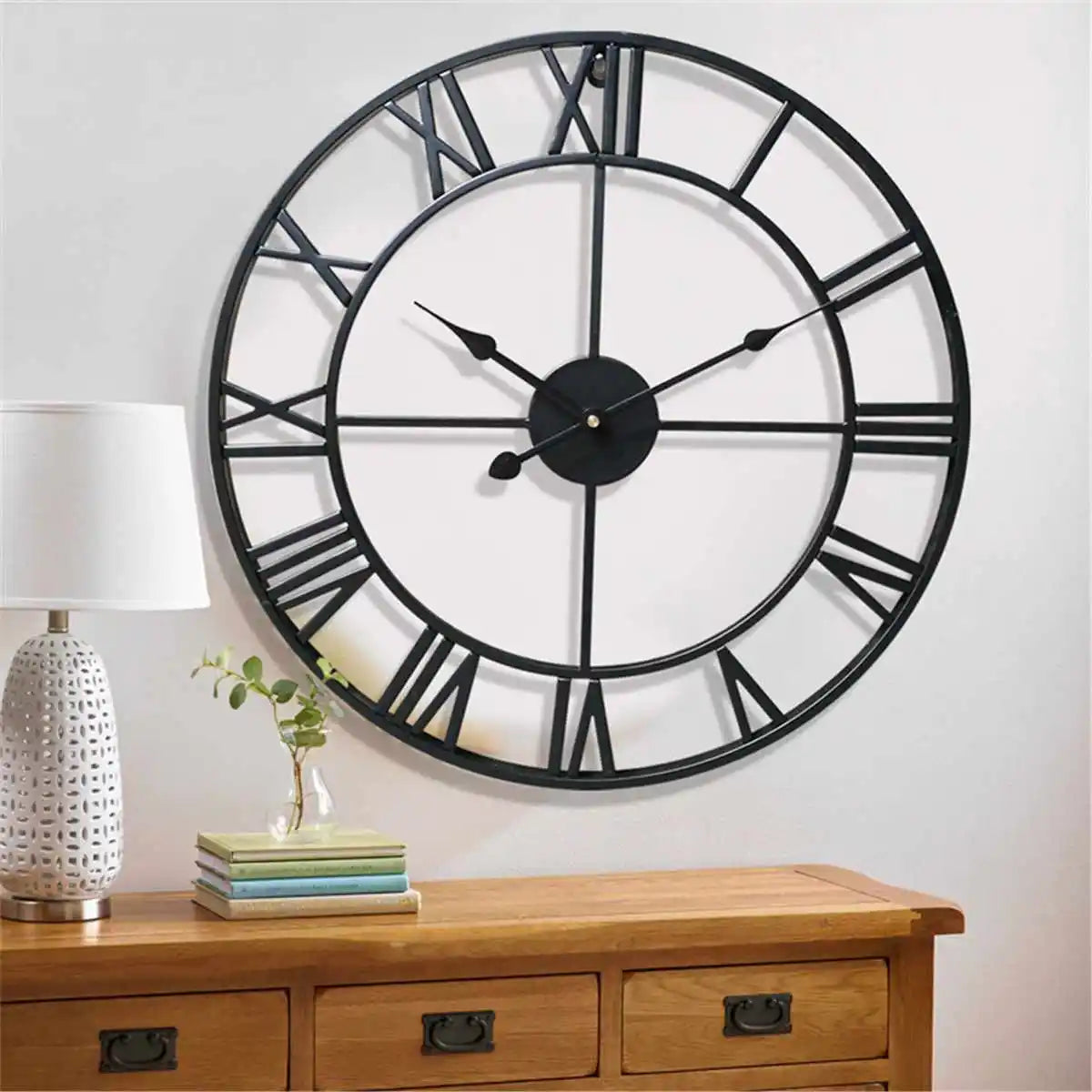 Modern 3D-s óra római számokkal, otthonod stílusos díszítésére - Lamylie