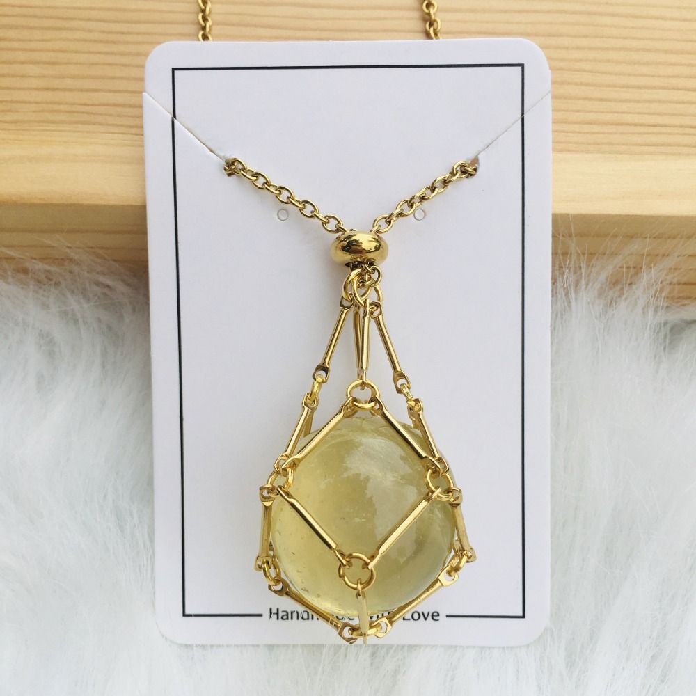 JoyauDiamanté - Interchangeable Crystal Stone Necklace for a Radiant Style and Inner Harmony - Lamylie
