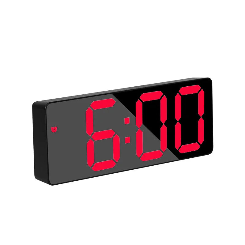 Despertador com visor LED e função de espelho eletrónico - Lamylie