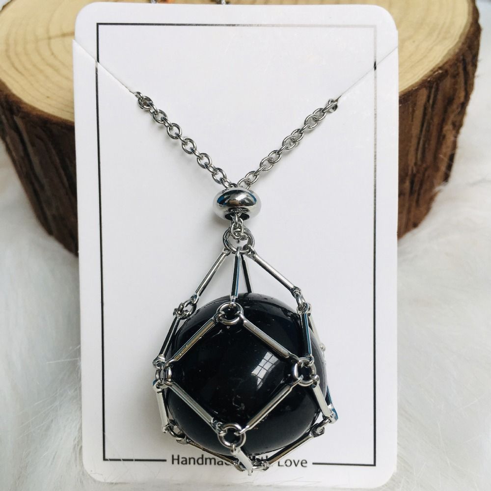 JoyauDiamanté - Interchangeable Crystal Stone Necklace for a Radiant Style and Inner Harmony - Lamylie