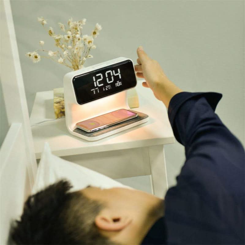 Clear LCD Alarm Clock with Adjustable Brightness Feature - Lamylie