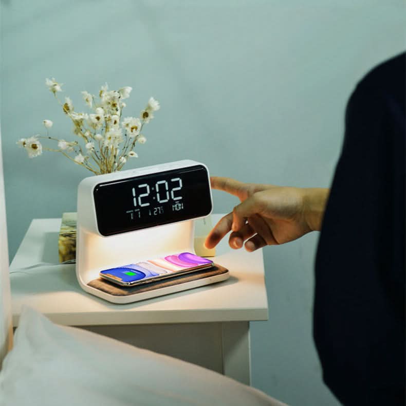 Clear LCD Alarm Clock with Adjustable Brightness Feature - Lamylie