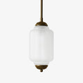 Vintage Milk Glass Pendant Lamp with Wavy Edge | Scandinavian Atmosphere Lighting for Kitchen and Bedroom - Lamylie