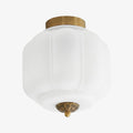 Ceiling Lamp Milk Glass Shade Modern Lighting Scandinavian Style Living Room Dining Room Bedroom Flush Mount - Lamylie