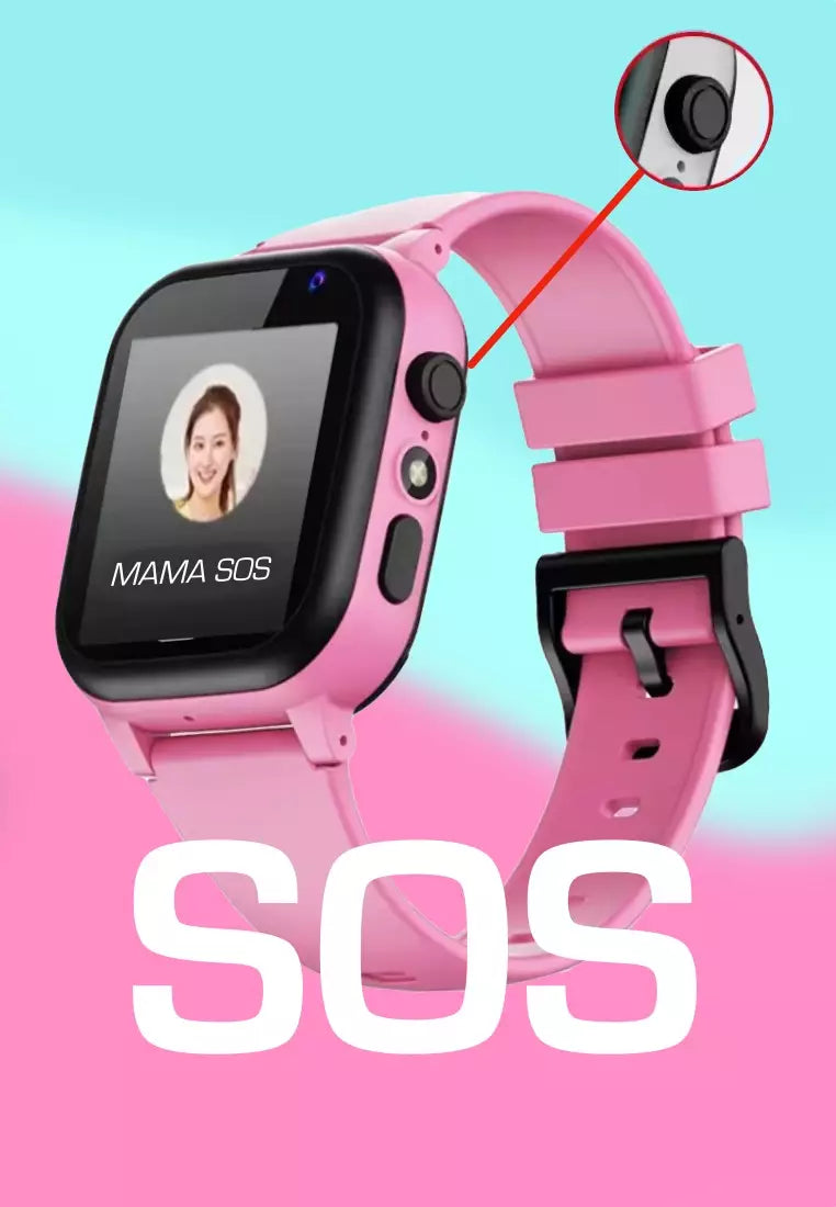 Kinder-Smartwatch | Live-Ortung, Videoanrufe & SOS-Alarm | KidTrack - Lamylie