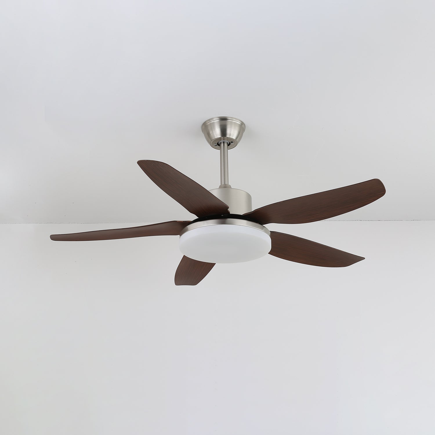 Ceiling Fan Eland in Wood with Lighting Ø122cm - Lamylie