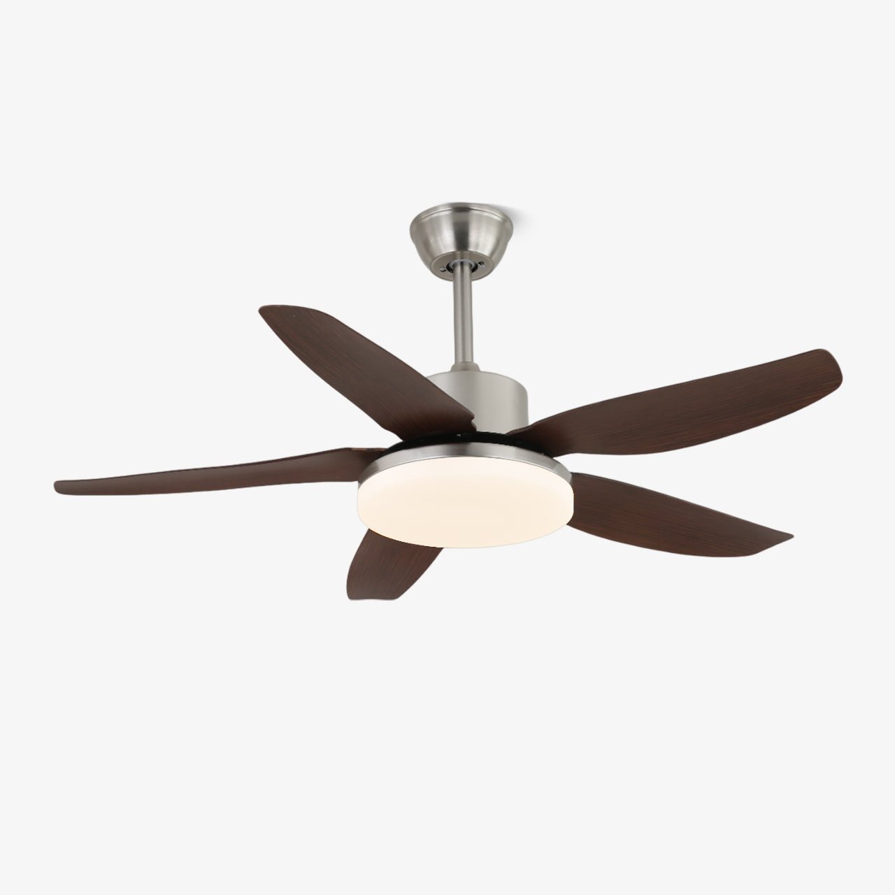 Ceiling Fan Eland in Wood with Lighting Ø122cm - Lamylie