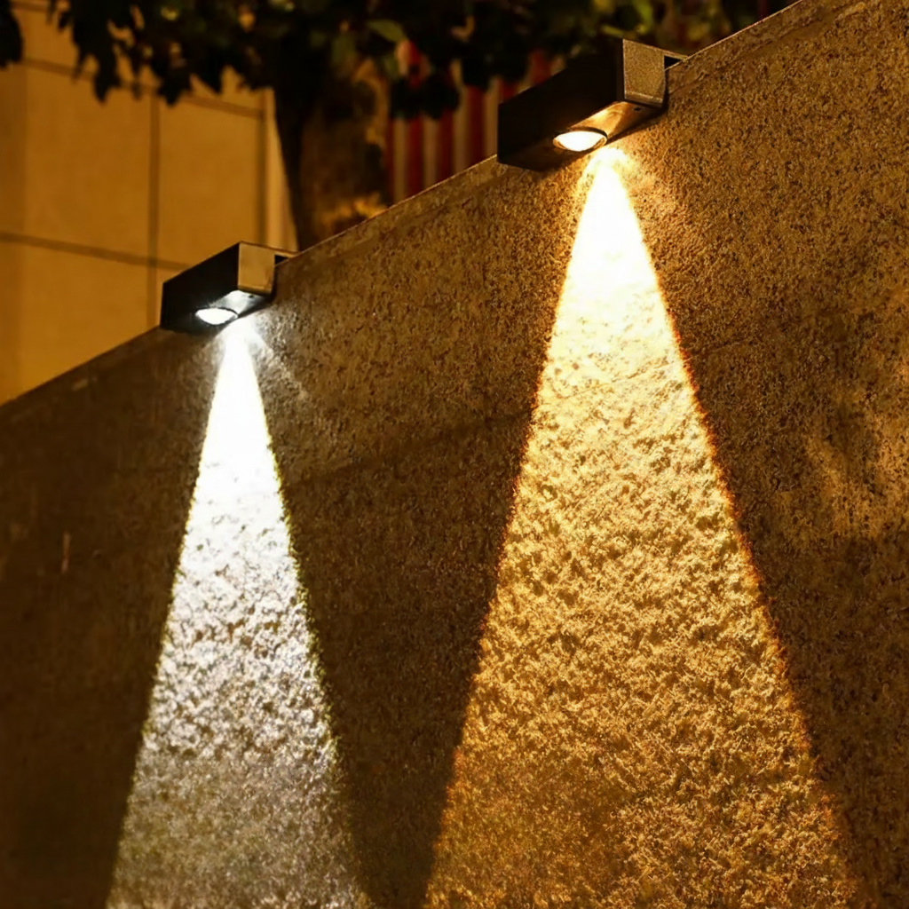 Radiantpath outdoorlamp op zonne-energie — Slimme ledbediening, weerbestendige constructie, automatische in-schakeling van schemering tot zonsopgang