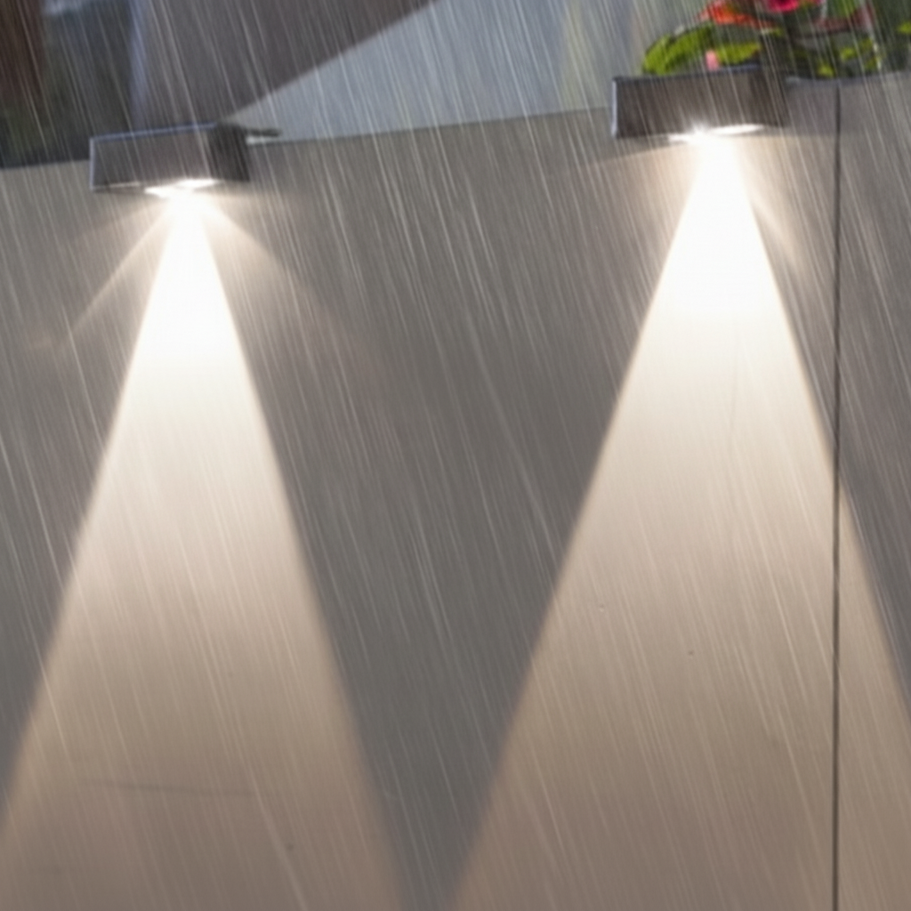 Radiantpath outdoorlamp op zonne-energie — Slimme ledbediening, weerbestendige constructie, automatische in-schakeling van schemering tot zonsopgang