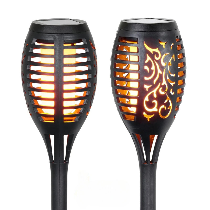 Solar Garden Torch with Flickering Flame | LED Solar Outdoor Lighting for Garden and Terrace - Lamylie