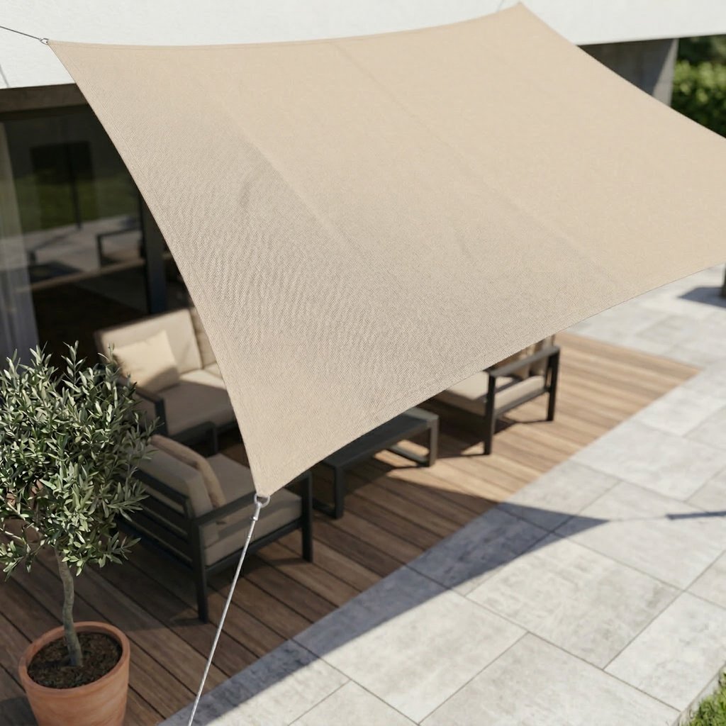 Auvent rectangulaire imperméable | Tissu extérieur imperméable | Protection contre les UV | SkyCover
