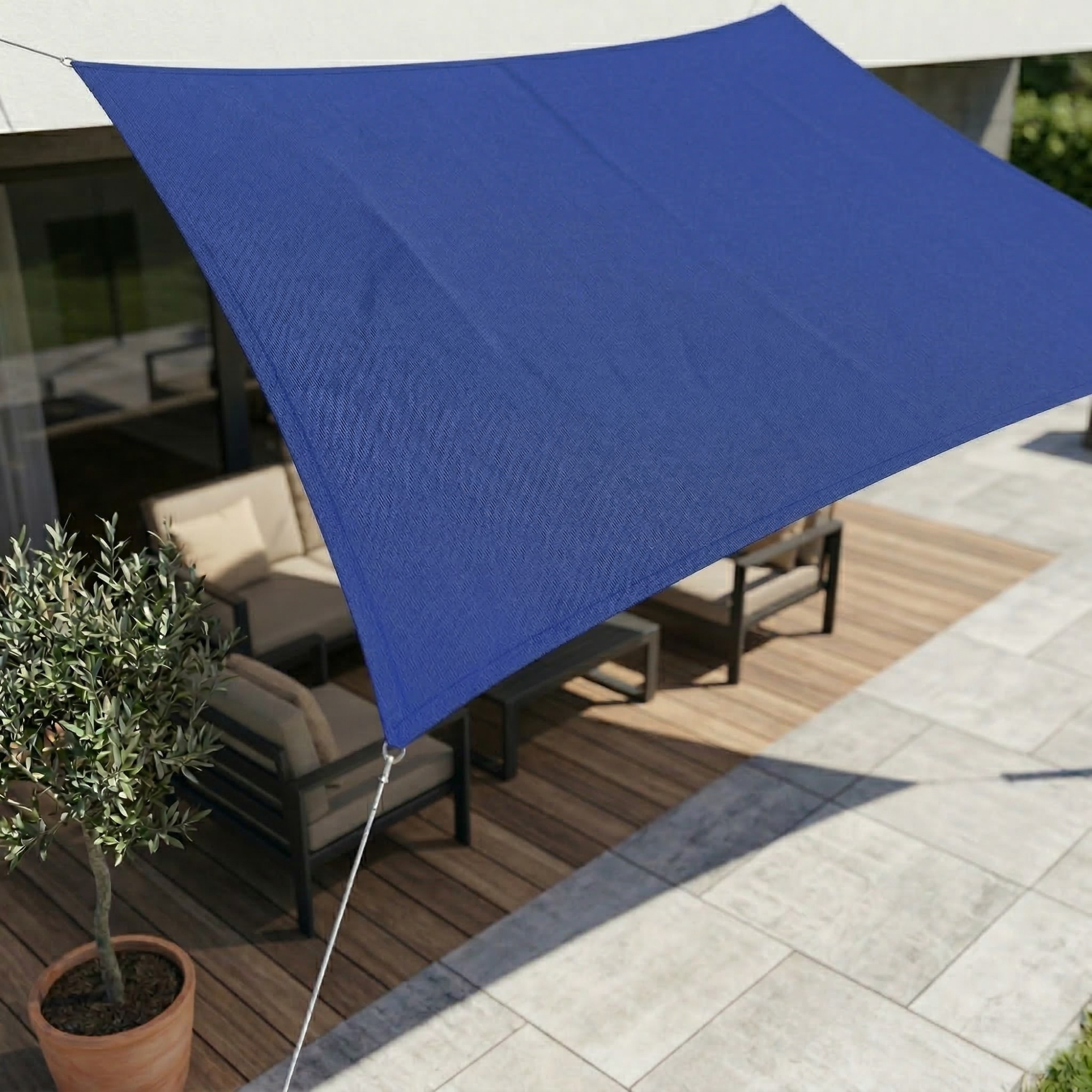 Auvent rectangulaire imperméable | Tissu extérieur imperméable | Protection contre les UV | SkyCover