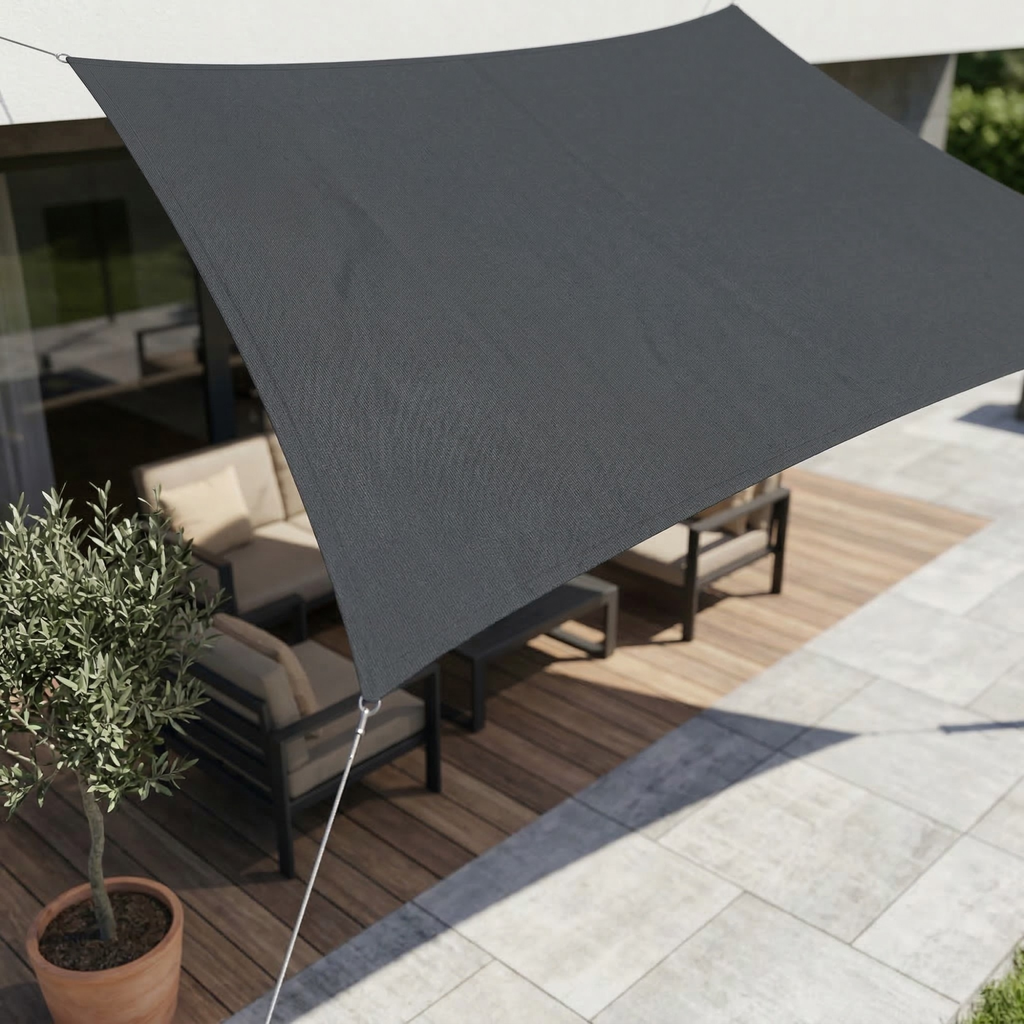 Auvent rectangulaire imperméable | Tissu extérieur imperméable | Protection contre les UV | SkyCover