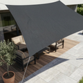 Voile d’ombrage rectangulaire imperméable | Pare-soleil résistant aux UV pour terrasse, balcon et jardin | Système de fixation flexible - Lamylie