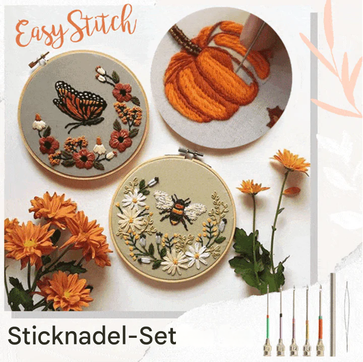 Broderinålesæt | Grundlæggende broderi | Farvemarkerede nåle | EasyStitch - Lamylie