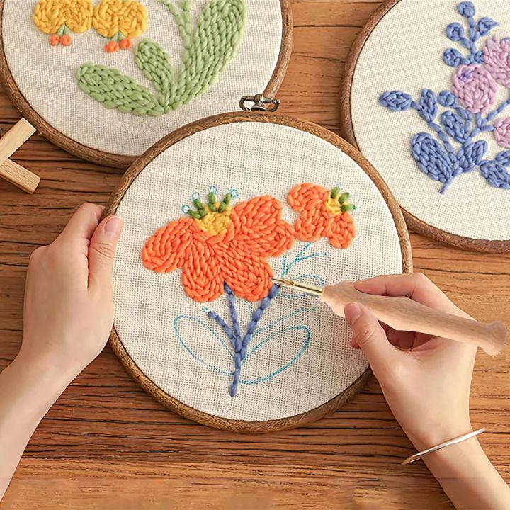 Broderisett | Presis broderiteknikk | Ergonomisk håndtak for komfort | StitchSage - Lamylie