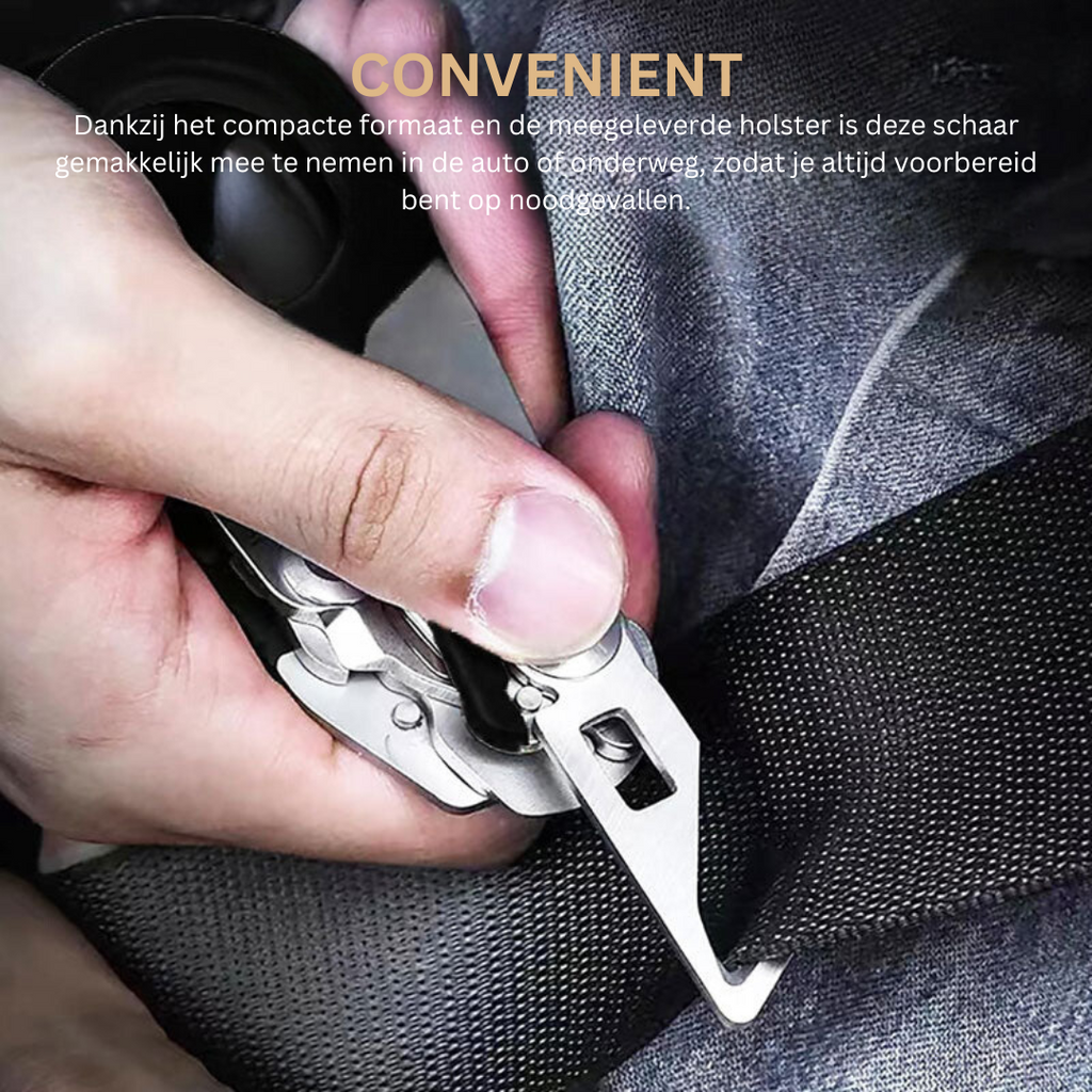 Multifunctional Foldable Tactical Pliers for Outdoor & Emergency | Stainless Steel - Lamylie
