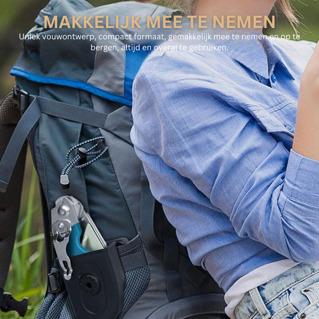 Multifunctional Foldable Tactical Pliers for Outdoor & Emergency | Stainless Steel - Lamylie