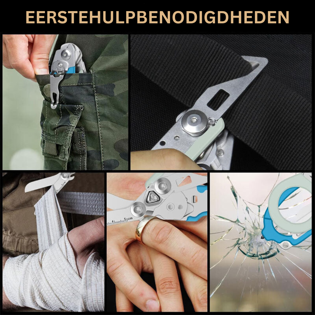 Multifunctional Foldable Tactical Pliers for Outdoor & Emergency | Stainless Steel - Lamylie