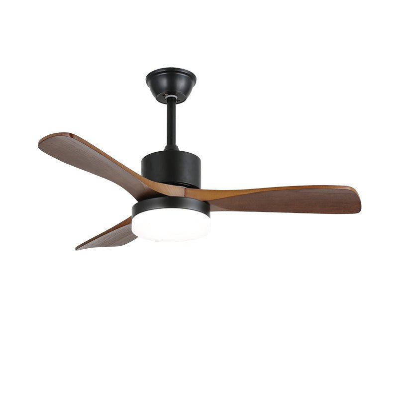 Wentylator sufitowy z oświetleniem inspirowany stylem skandynawskim i pilotem | 6 prędkości, ściemnialne oświetlenie LED, dostępne w średnicach 126 cm i 132 cm - Lamylie
