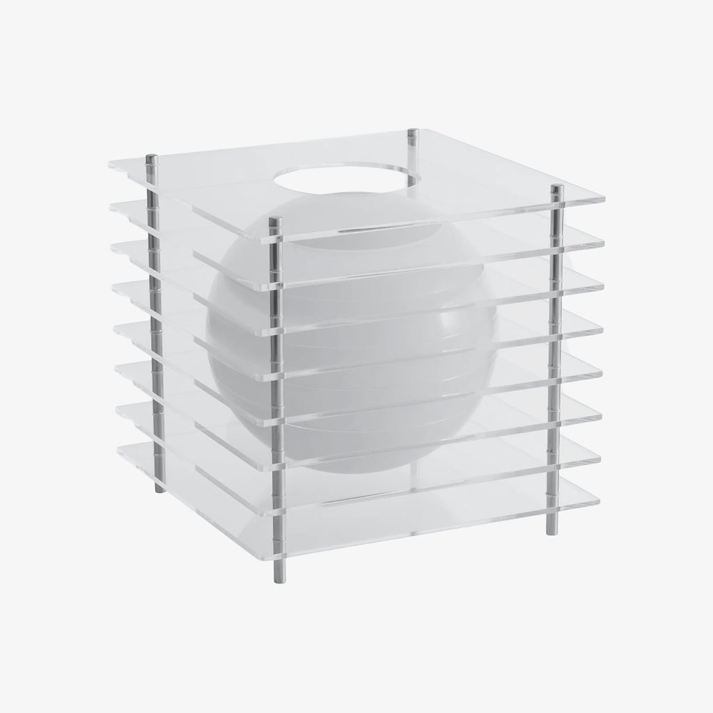 Geometric Table Lamp with Layered Globes | Modern Design for Living Room & Office - Lamylie