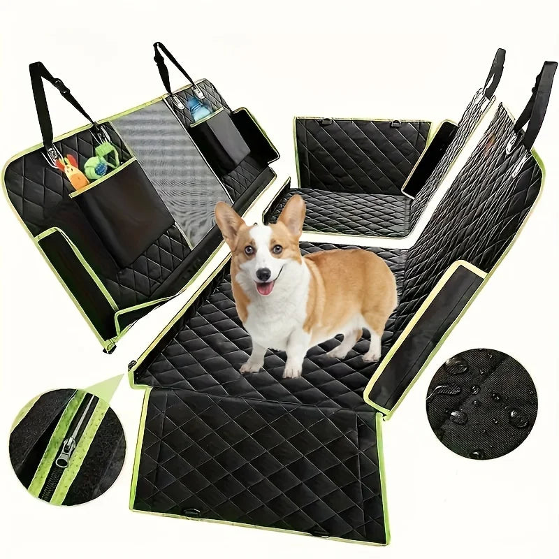 Furride 6-In-1 Waterproof Dog Car Seat Protector — Hammock, Bench & Cargo Liner