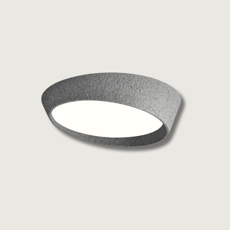 NovaLume LED-Deckenleuchte — Handgeformter Schirm, warmes Licht