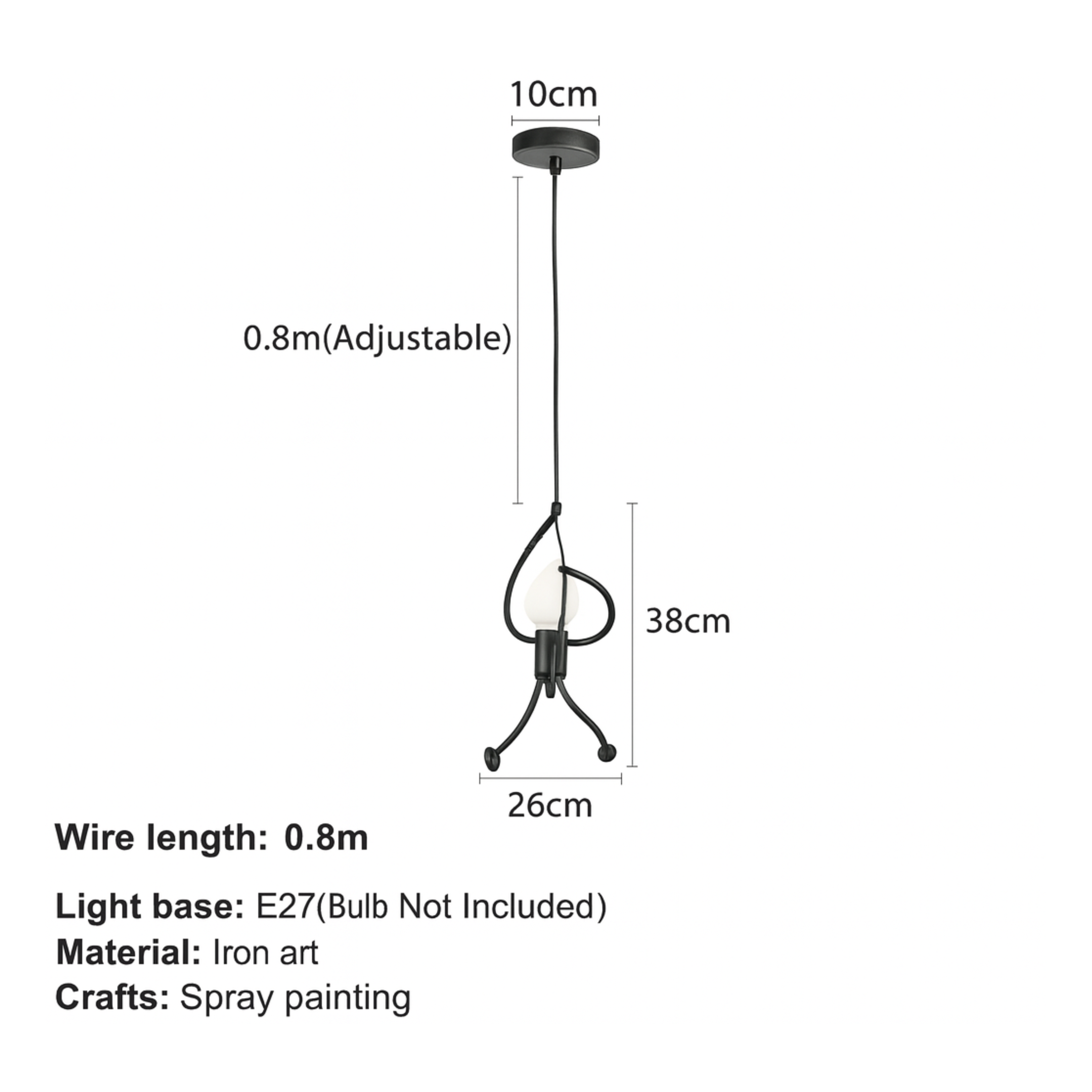 Einzigartige Wandleuchte Kletternder Mann — Industrielles Design Skulptur — Skandinavische Wandbeleuchtung - Lamylie
