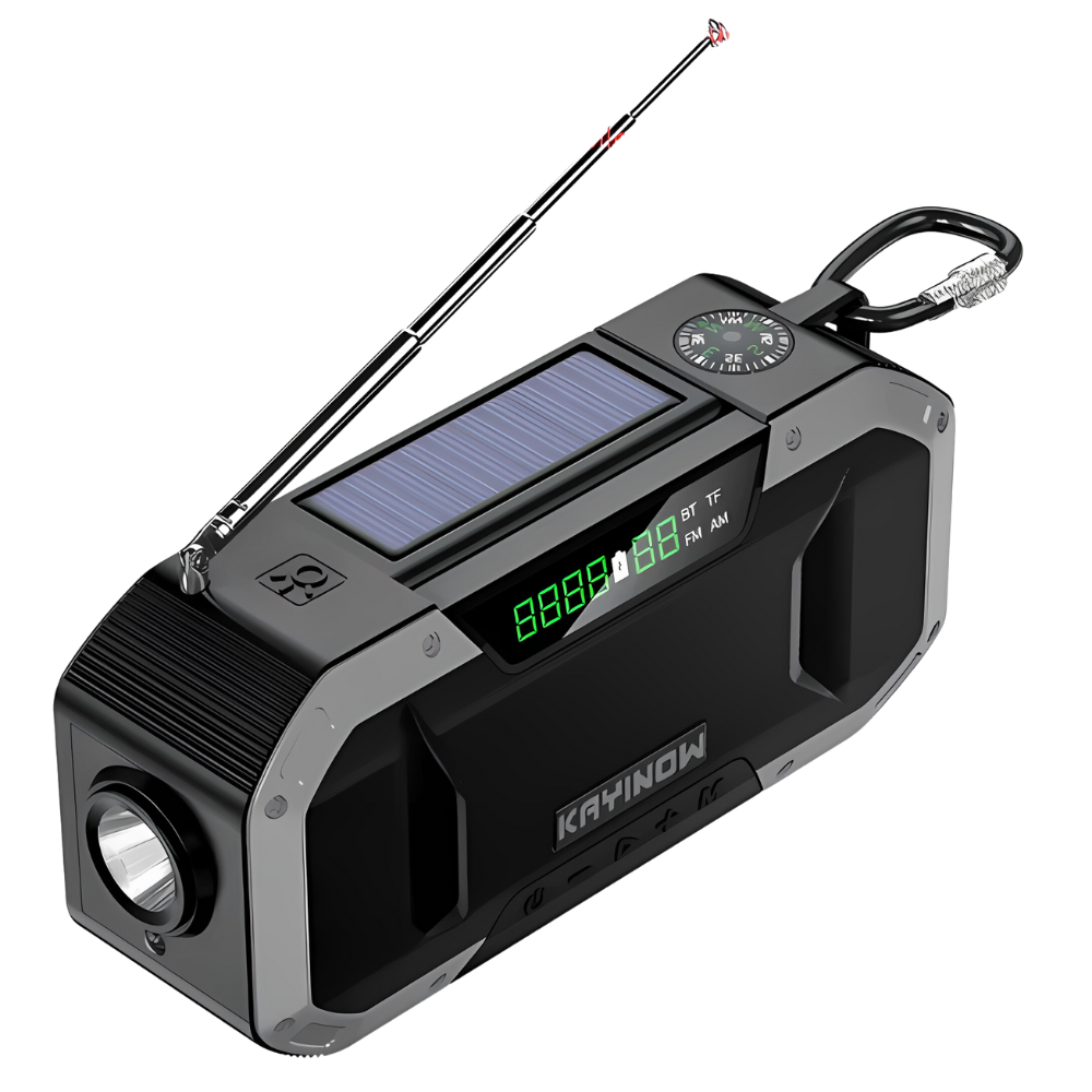 Multifunktionales Sicherheitsradio für den Outdoor-Einsatz – Notfallradio mit verlängerter Akkulaufzeit - Lamylie