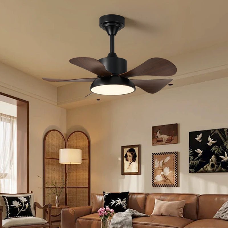 Archer Ceiling Fan with Lighting 70cm Ø | 6-Speed Remote Control DC Motor - Lamylie