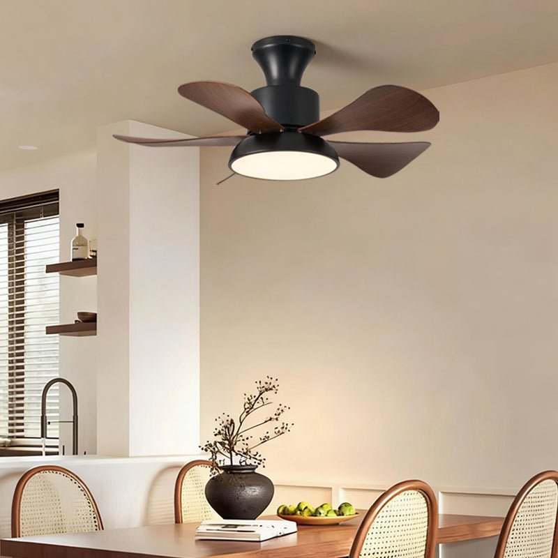 Archer Ceiling Fan with Lighting 70cm Ø | 6-Speed Remote Control DC Motor - Lamylie