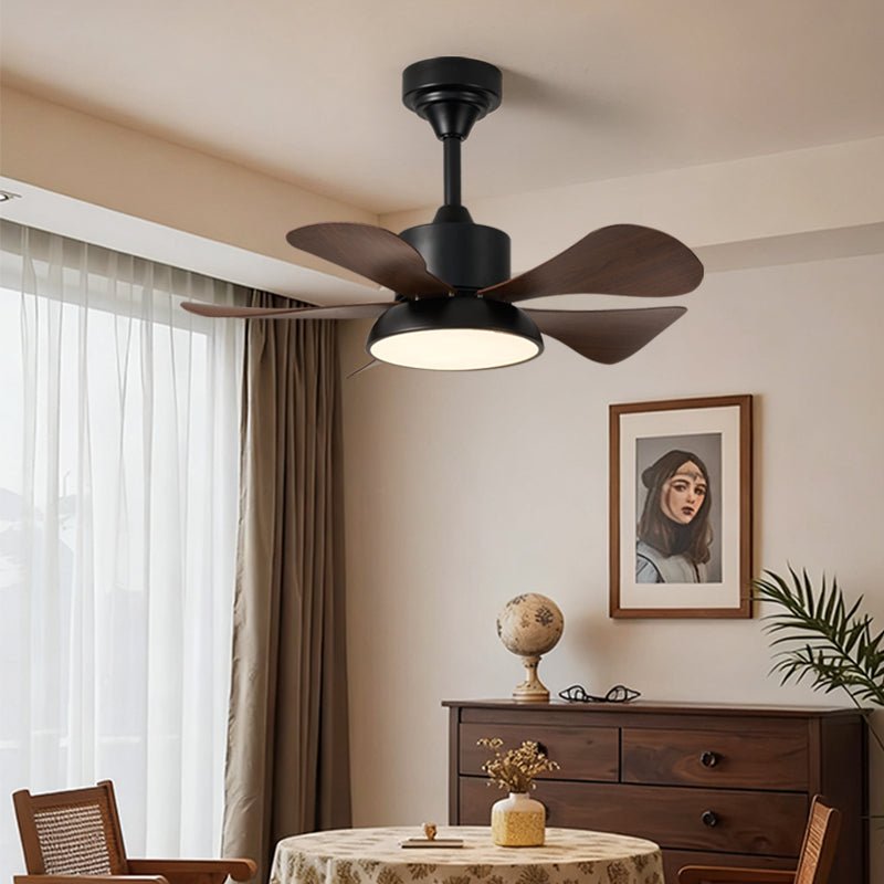 Archer Ceiling Fan with Lighting 70cm Ø | 6-Speed Remote Control DC Motor - Lamylie