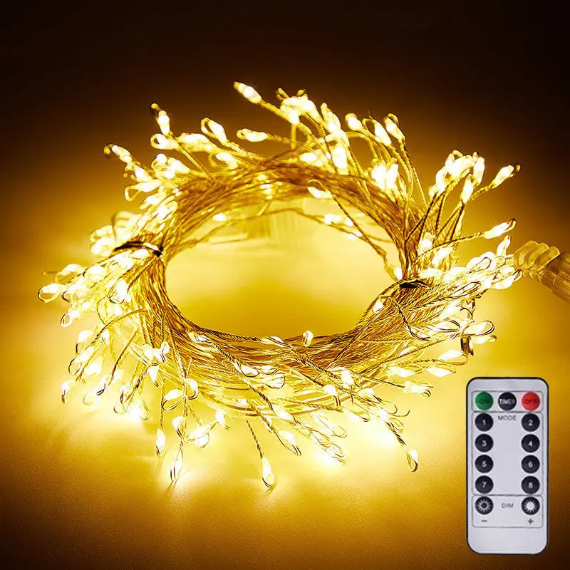 LED Holiday Tree String Lights – Bright & Secure Christmas Decor Lighting - Lamylie