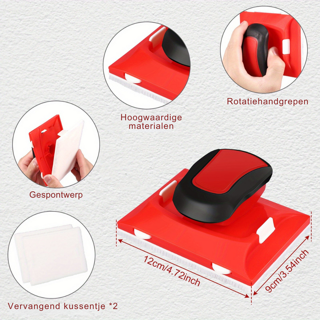 Painter’s Edge Guide with Rolling System | Professional Painting Tool for Clean, Straight Lines Without Painter’s Tape | Multifunctional Edge Guide for Ceilings, Walls, Baseboards & Frames - Lamylie