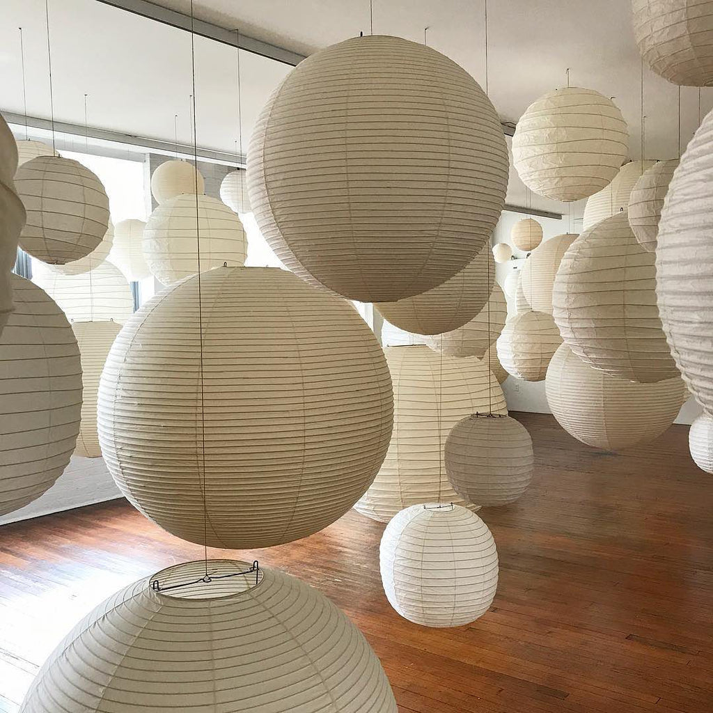 Japanese Mulberry Paper Pendant Lamp — Handmade Washi Lampshade Globe Ambient Lighting - Lamylie