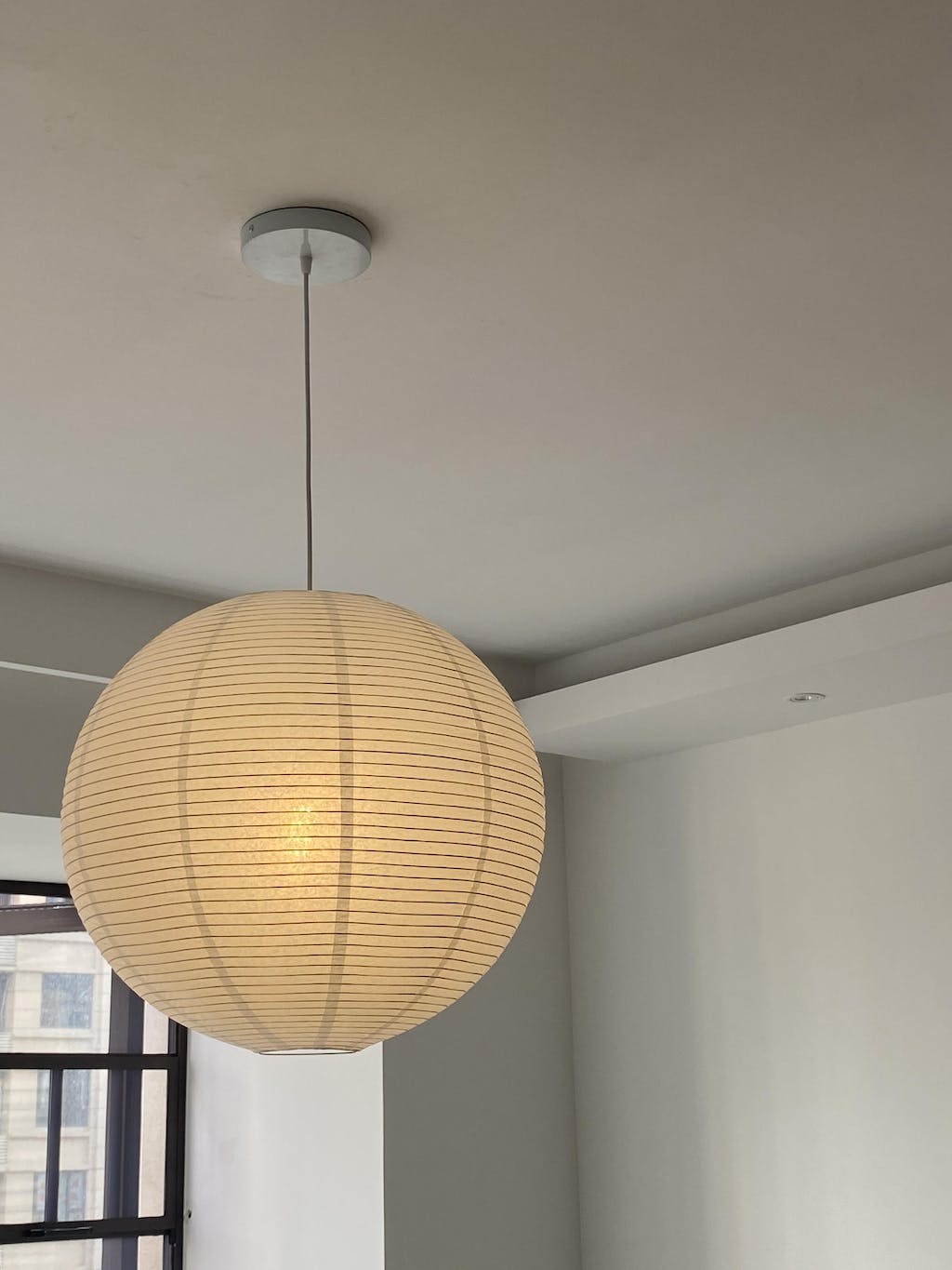 Japanese Mulberry Paper Pendant Lamp — Handmade Washi Lampshade Globe Ambient Lighting - Lamylie