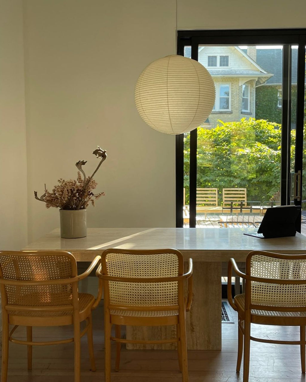 Japanese Mulberry Paper Pendant Lamp — Handmade Washi Lampshade Globe Ambient Lighting - Lamylie