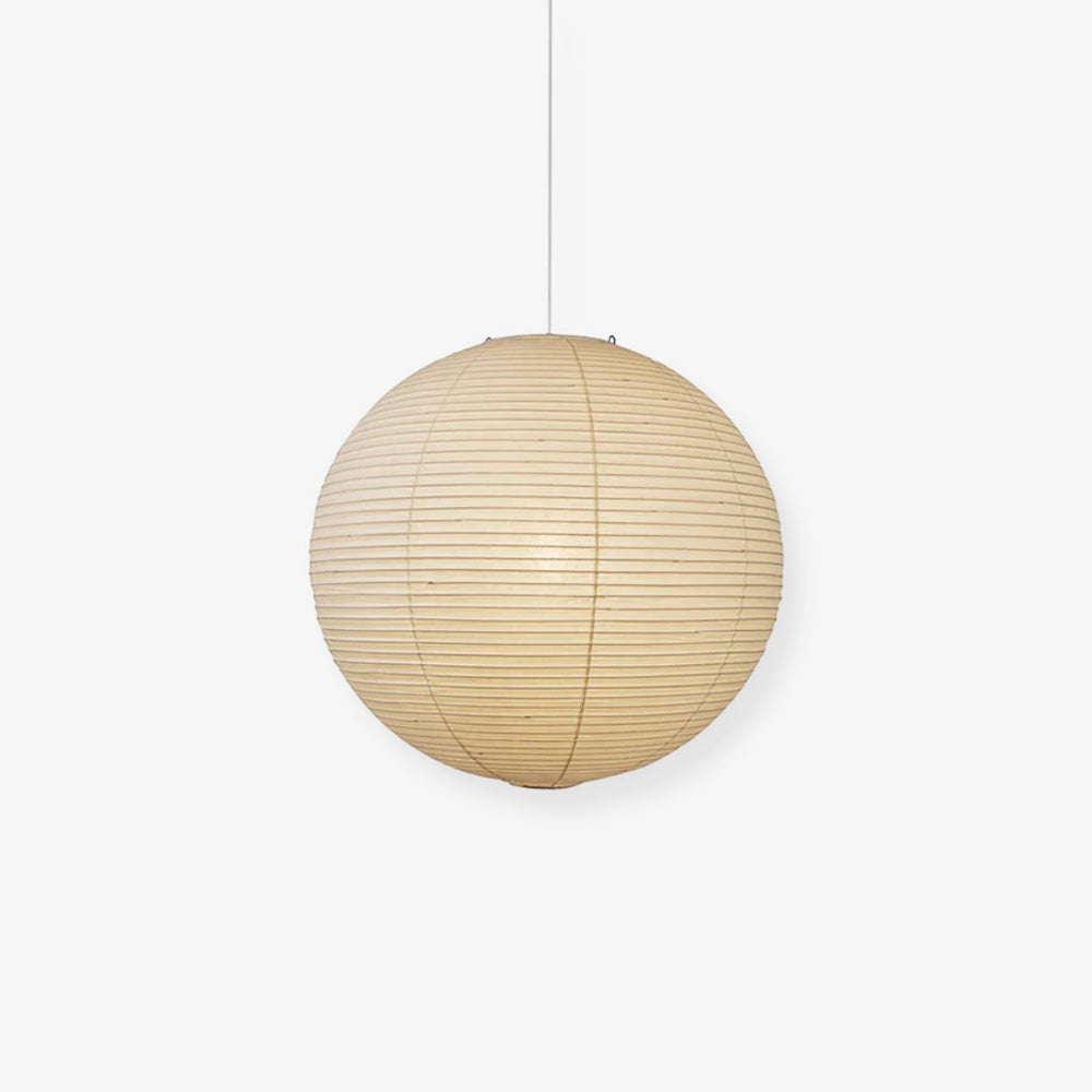 Japanese Mulberry Paper Pendant Lamp — Handmade Washi Lampshade Globe Ambient Lighting - Lamylie