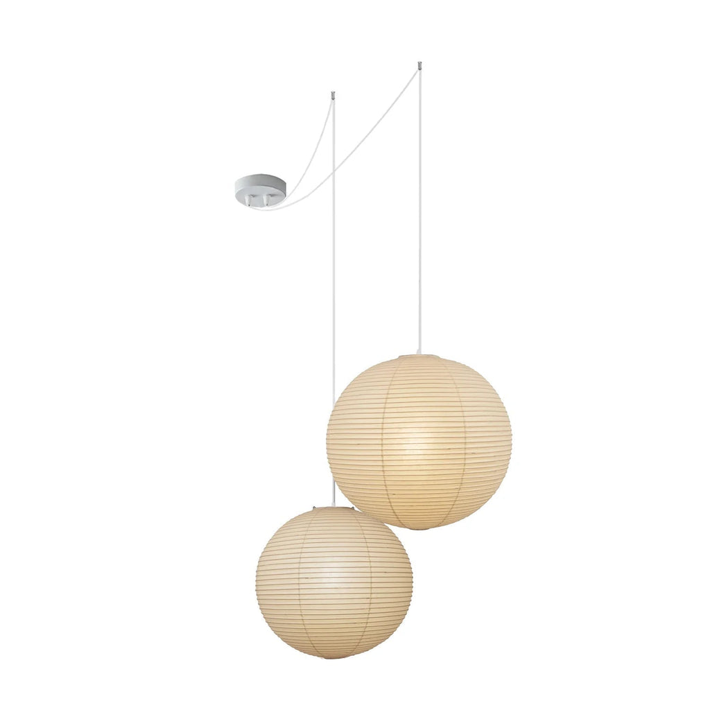 Japanese Mulberry Paper Pendant Lamp — Handmade Washi Lampshade Globe Ambient Lighting - Lamylie