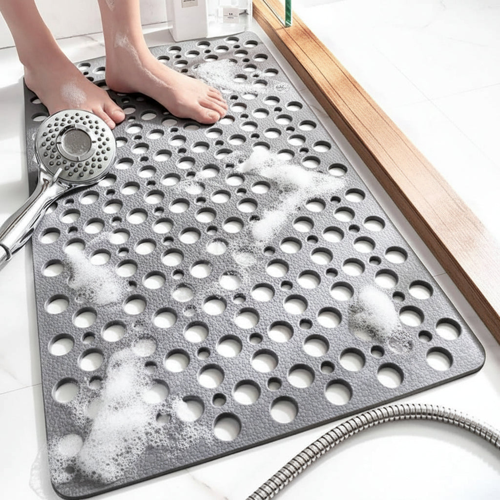 Non-Slip Bath Mat for Safe Use in Bathroom - Lamylie