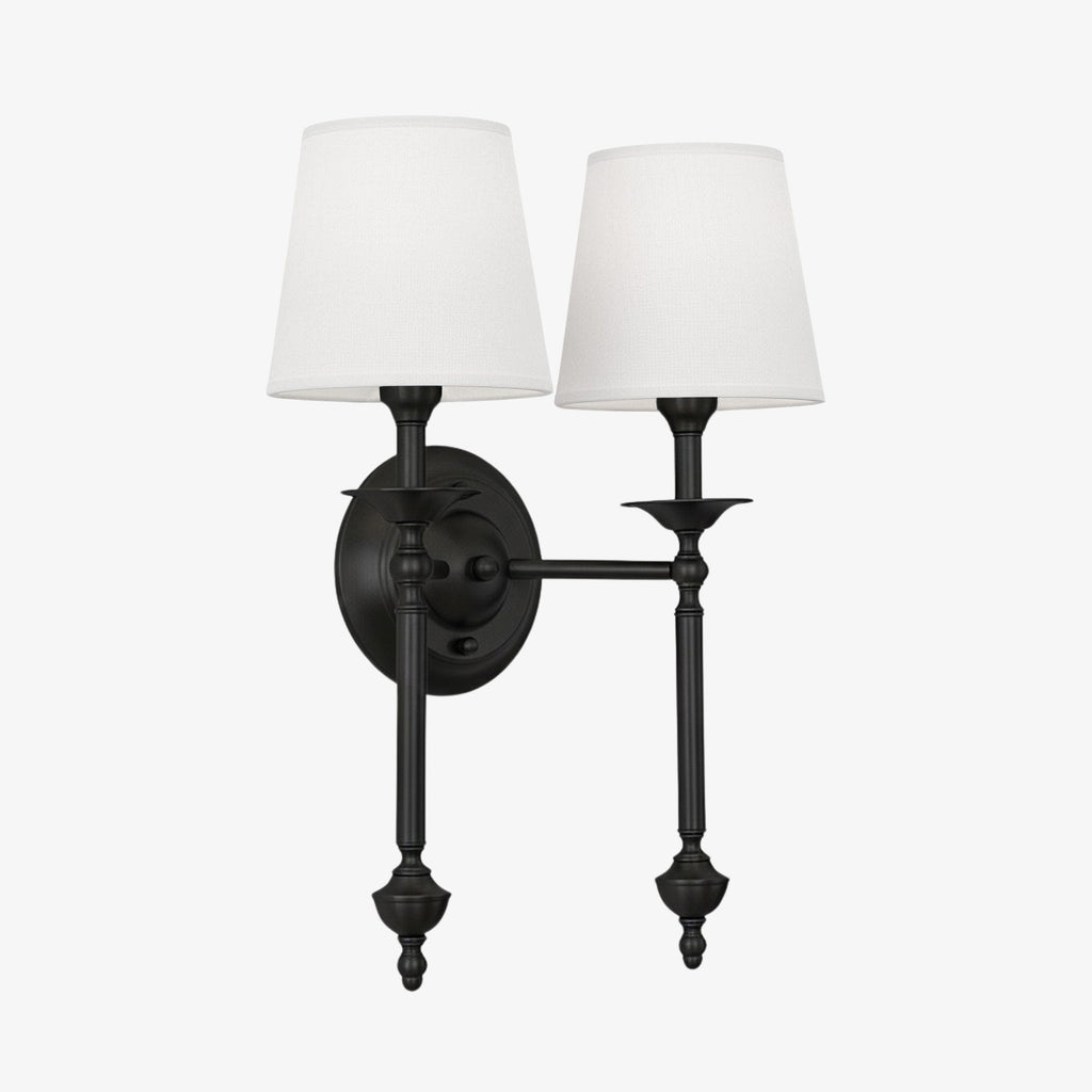 Stoffwandleuchte mit Vintage-Kupfer-Finish | Atmosphärische Beleuchtung für Flur, Schlafzimmer und Wohnzimmer - Lamylie