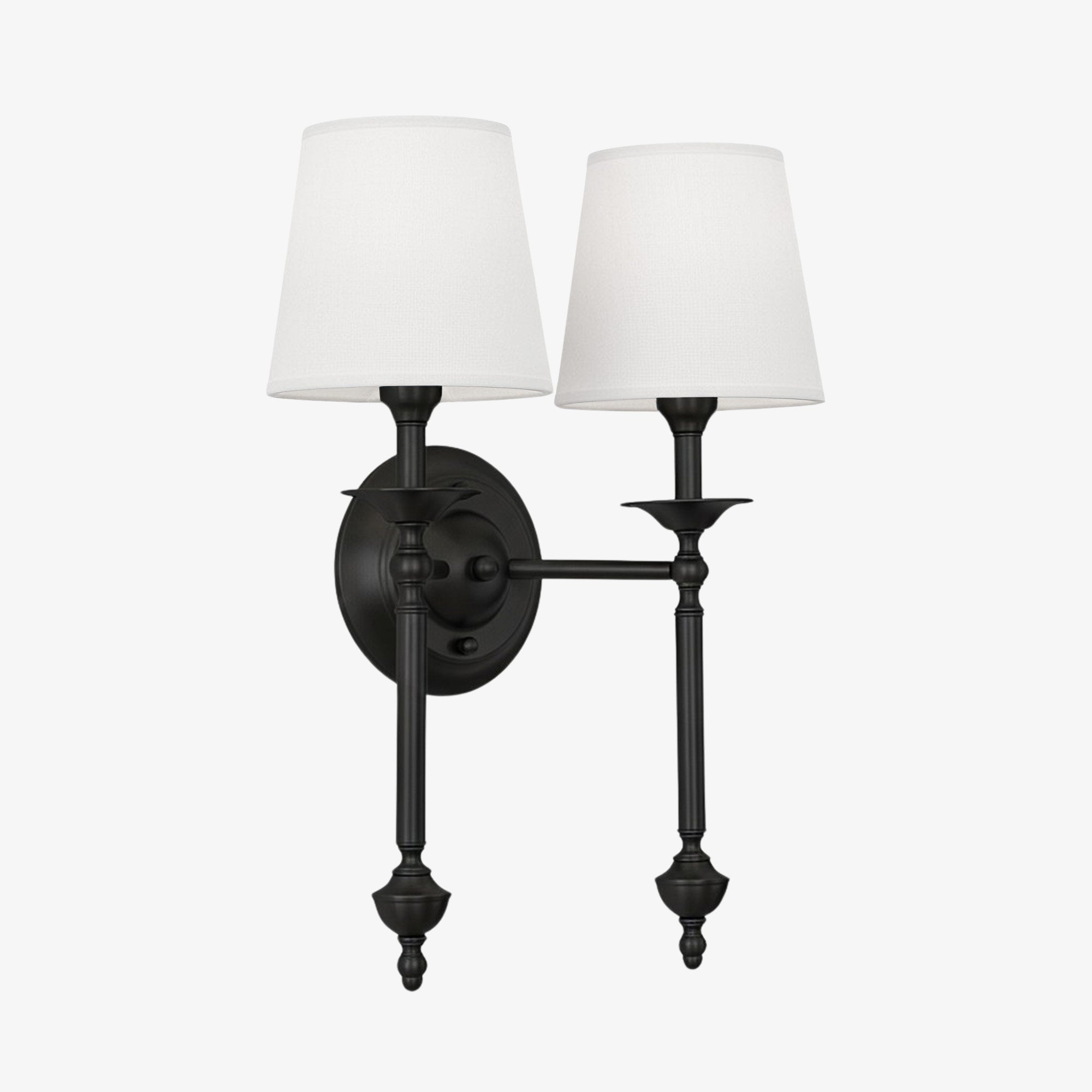 Fabric Wall Lamp with Vintage Copper Finish | Atmospheric Lighting for Hall, Bedroom, and Living Room - Lamylie