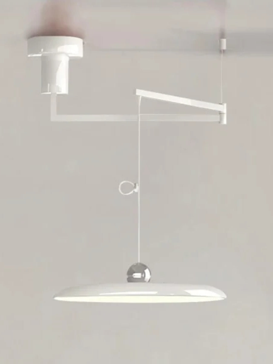 Adjustable Pendant Lamp with Swivel Arm | Minimalist Industrial Metal Lighting - Lamylie